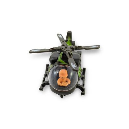 Mini Friction Helicopter Toy