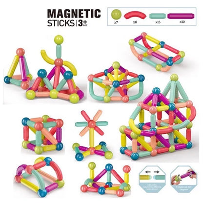Magnetic Building Set 36 Pcs
