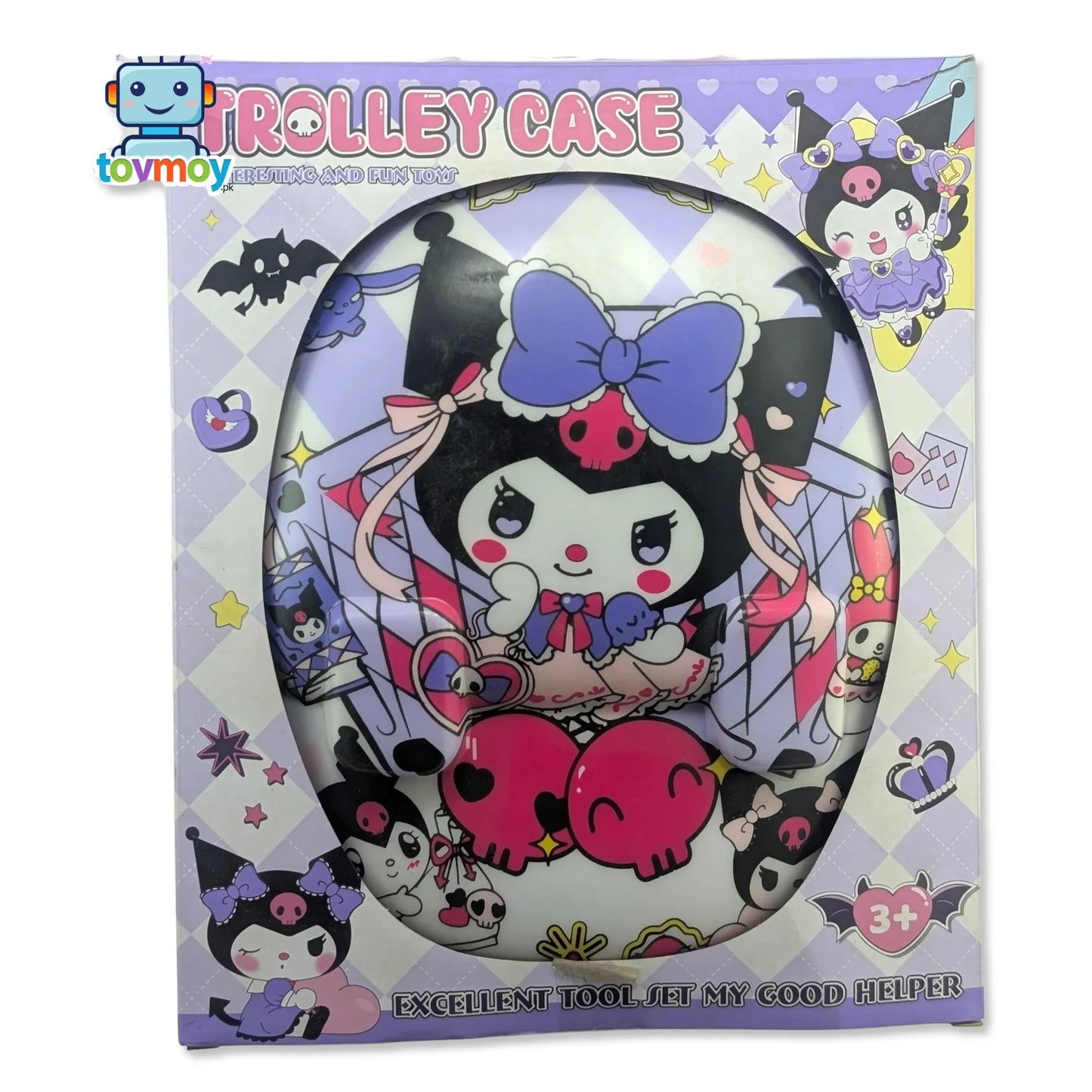 Kuromi Character Trolley Bag