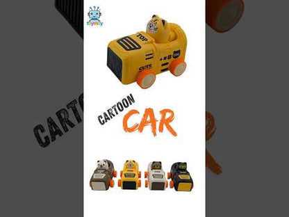 Mini Push & Go Animal Car Toy