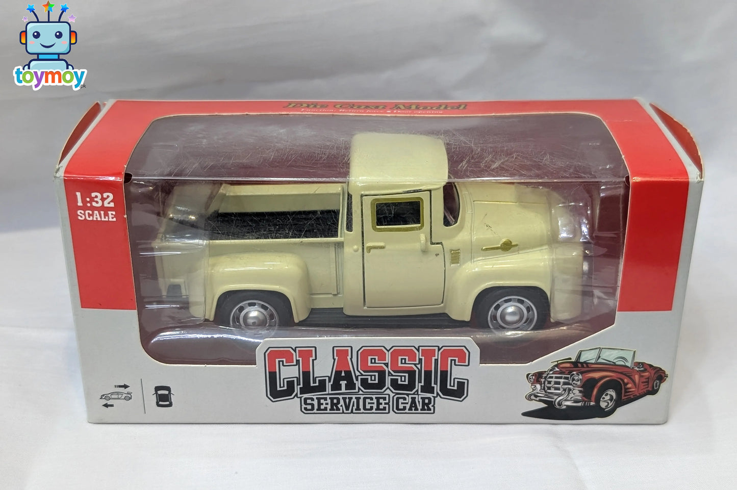 Vintage Cream Pickup Truck